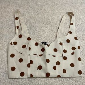 Women’s Dot crop top